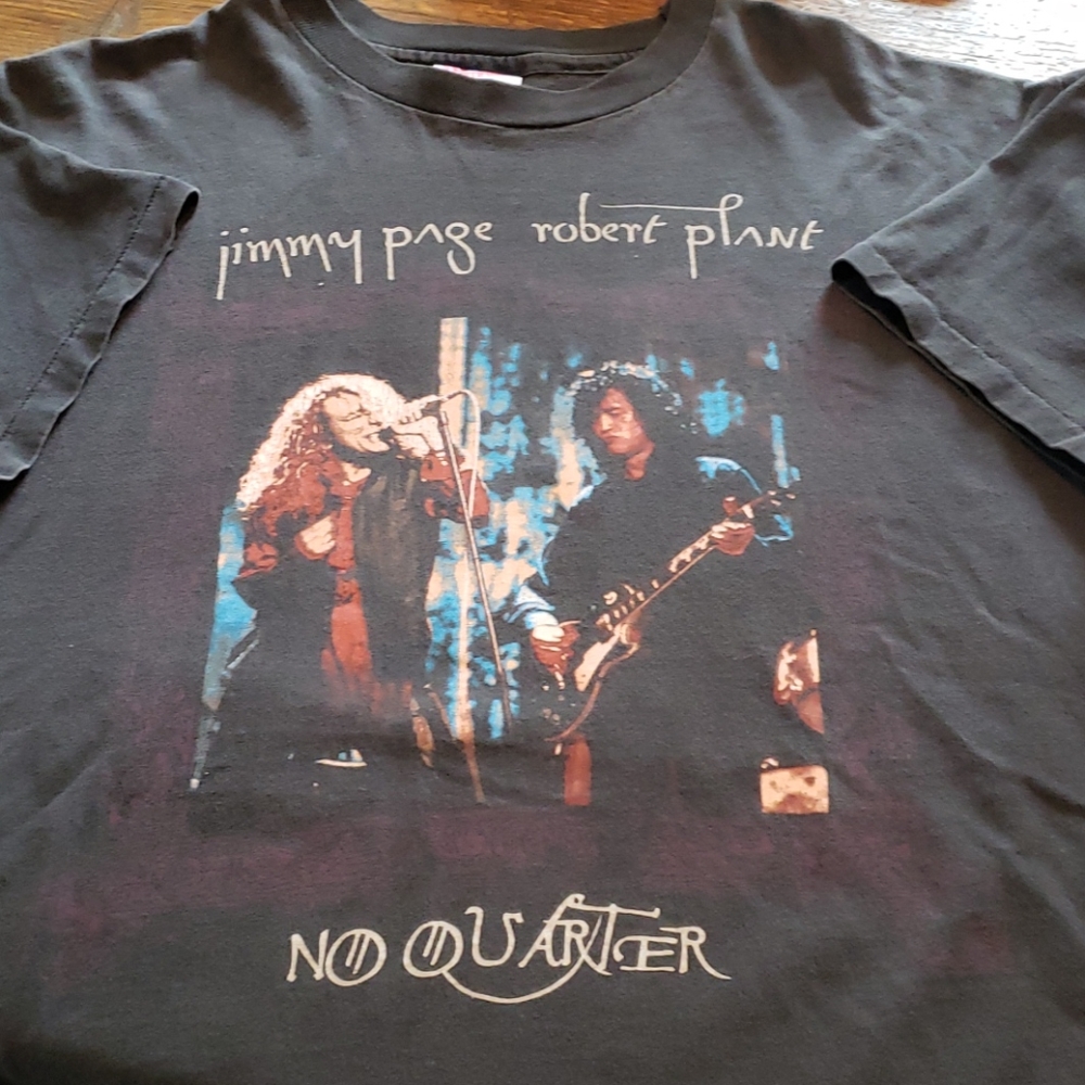Jimmy Page Robert Plant 1995 World Tour shirt
